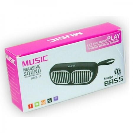 Portable Wireless NBS-11 High quality Bluetooth Speaker Mega Bass and Clear Sound Multi Color