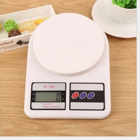 Generic Electronic Kitchen Digital Weighing Scale, Multipurpose, White, 10 Kg