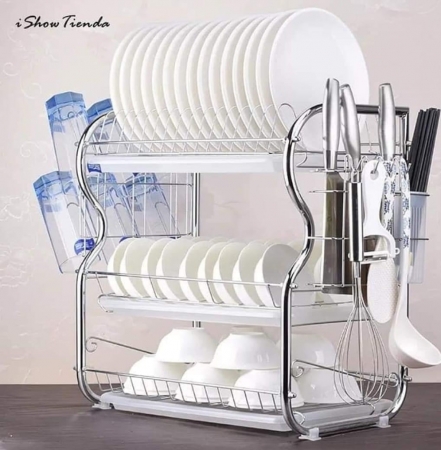 Stainless Steel 3 Layer Dish Rack