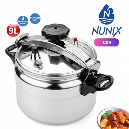 9L non explosive pressure cookers Nunix C09