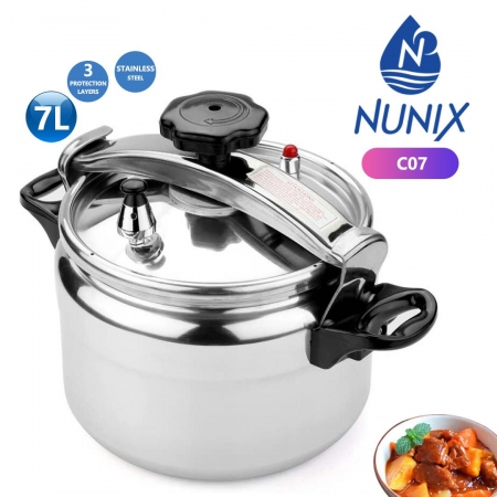 7L non explosive pressure cookers Nunix C07