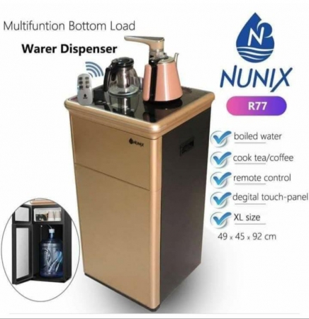 Multifunctional bottom load water dispenser boil water cook tea/coffee with Remote control Nunix R77