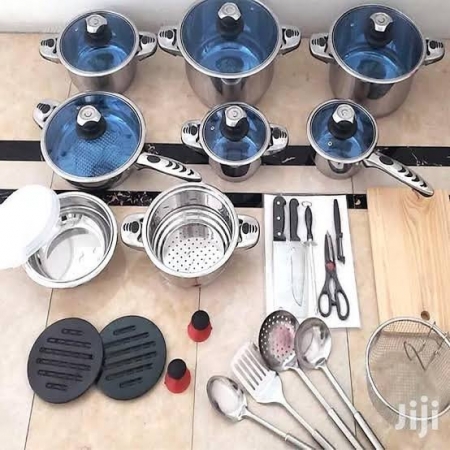 27 pc hot chef brand cookware set