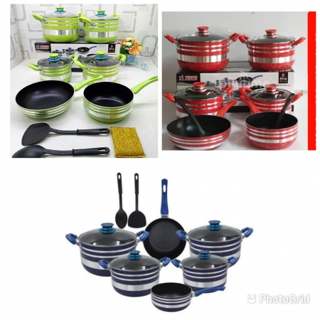 Yitong non-stick 12 pcs cookware set
