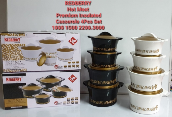 4pcs Hot meal premium insulated hot pots 