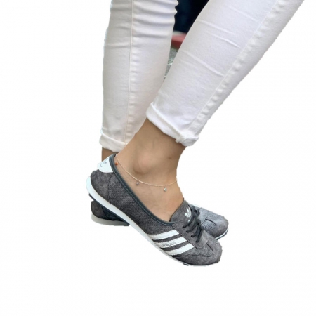 grey leather adidas shoes for ladies