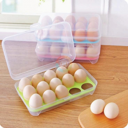 15 pieces plastic egg holder