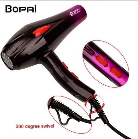 Bopai Hair dryer 8408B 360 degrees swivel Jumbo/Pengering Rambut