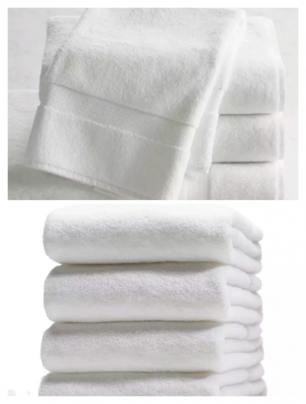 Pure white polo towels 100 x 150cm