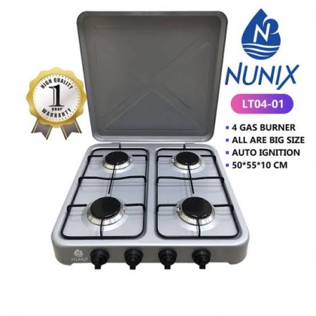 4 gas burner tabletop Nunix LT04-01 Autoignition