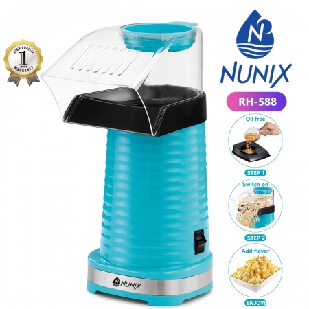 Oil-free Mini popcorn popper Machine Nunix RH-588