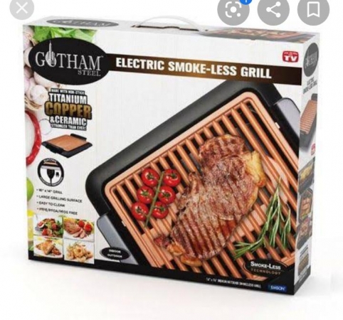 Gotham electric smokeless grill 