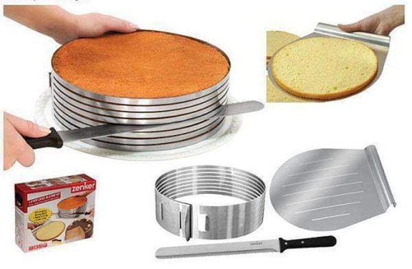 adjustable 15 to 20 cm cake slicing ring