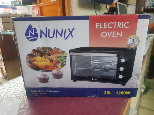 Electric oven with rotisserie Nunix E20-R 20L 1280watts