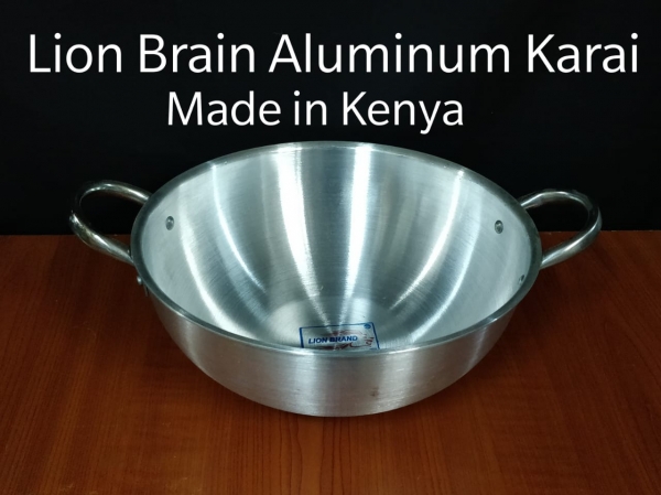Lion brand  24cm Aluminium karai deep frying pan