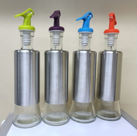 Superior Glass Oil and Vinegar Dispenser