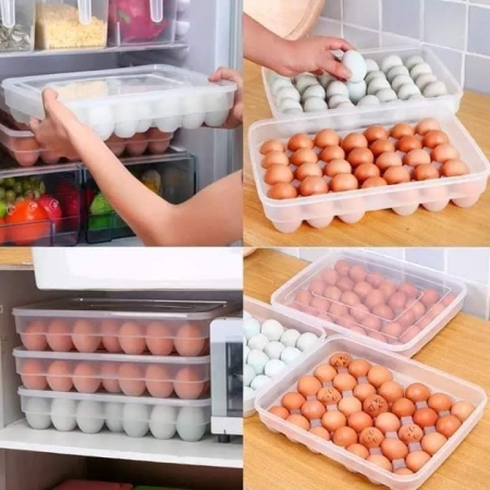 Plastic Egg tray 34 pieces Tray for Fridge