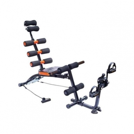 Six pack machine with pedal
