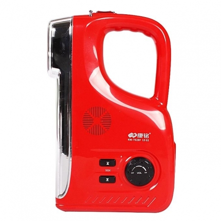 Buy  Kamisafe KM 7628F Radio & Rechargeable LED Emergency lamp red