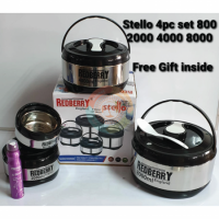 redberry 4 pcs set 800ml 2000ml 4000ml 8000ml hotpots with a gift inside 