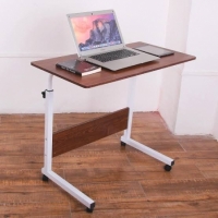 Tartan Classico Portable foldable laptop bedside table with moveable wheels