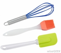 3in1 Silicon brush, whisk and spatula