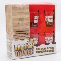 Drunken Tower Jenga Wooden Adults Blocks