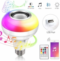 Bluetooth music bulb with a Remote
