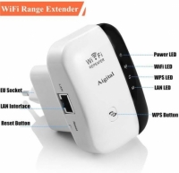 WiFi repeater WiFi Extender Long Range, Wireless Repeater 300M Internet Signal Booster Adapter