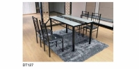 4seater Dinning Tables DT127 white and black
