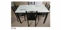 4seater Dinning Tables DT128 white colour