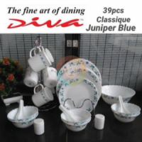 39pcs Classique juniper blue dinnerware set