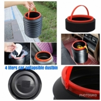 Capacity 4 liters Collapsible car dustbin