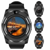 V8 bluetooth smart watch with camera and sim card slot