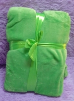 Lime green Soft fleece blanket 5x6 Duvet
