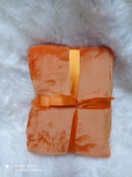 Orange Soft fleece blanket 5x6 Duvet