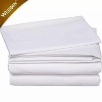 Plain white cotton bedsheets Size 6x6 Two bedsheets and two pillowcases