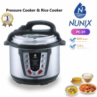 Nunix programmable pressure cooker and rice cooker
