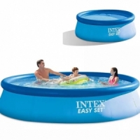 Intex inflatable round portable swimming pool