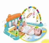 Huanger Musical piano play mat With Melody And Dangling Toys
