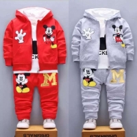 Mickey Mouse Kids Hoodie plus Pants Baby Clothing Set