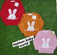 Trending Cute Easter Bunny Kids warm fashionable sweaters