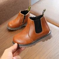 Brown Leather Kids Boots Size 24