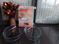 Redberry Casserole heat resistant glassware oven microwave pots