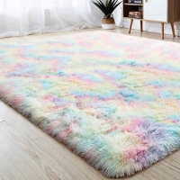 5 by 8 fluffy carpet Warm and comfortable