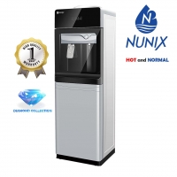 Nunix R23 hot and normal water dispenser with tap locking compartment