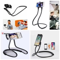 Lazy neck phone holders  Can rotate up to 360 degrees  Material -flexible iron with silicone covering
