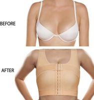 Brabic Womens Front closure Bra Posture corrector with breast support band