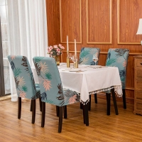Floral Dining room seat covers  