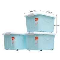 Set of 3 storage containers in 35L